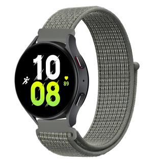 Ремінець нейлоновий на липучці BeWatch для Samsung Galaxy Watch 4/5/6 Сірий (1011334.4UW) - Інтернет-магазин спільних покупок ToGether