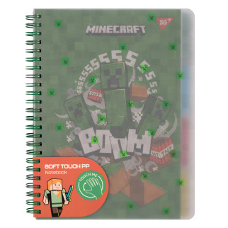 Зошит для записів YES А5 80 арк софт-тач Minecraft (765738) - Інтернет-магазин спільних покупок ToGether