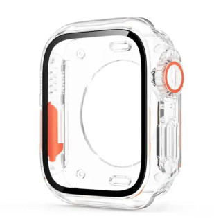 Захисний чохол із захисним склом Choice 3 для Apple Watch 45 мм у стилі Ultra Прозорий - Інтернет-магазин спільних покупок ToGether