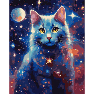 Картина за номерами Santi Магічний кіт 40*50 (954834) - Інтернет-магазин спільних покупок ToGether