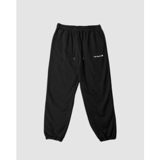 Штани Carhartt WIP Fleece Sweatpants With Small Logo Black M - Інтернет-магазин спільних покупок ToGether