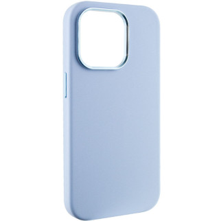 Чохол Silicone Case Metal Buttons (AA) для Apple iPhone 13 Pro Max (6.7") Блакитний / Blue Fog - Інтернет-магазин спільних покупок ToGether