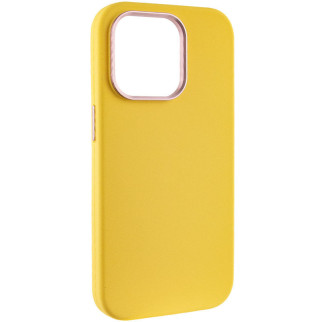 Чохол Silicone Case Metal Buttons (AA) для Apple iPhone 13 Pro Max (6.7") Жовтий / Sunglow - Інтернет-магазин спільних покупок ToGether
