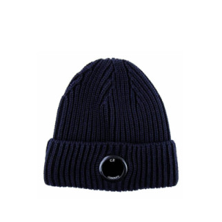 Шапка C.P. Company Lens Beanie One Size Navy - Інтернет-магазин спільних покупок ToGether