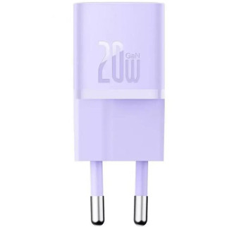 МЗП Baseus GaN5 Fast Charger (mini) 1C 20W (CCGN05010) Purple - Інтернет-магазин спільних покупок ToGether