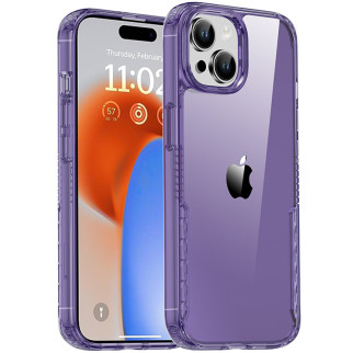 Чохол TPU+PC Multi-Color для Apple iPhone 15 (6.1") Purple - Інтернет-магазин спільних покупок ToGether