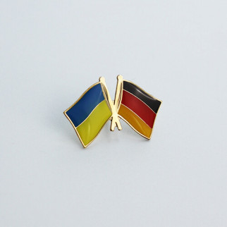 Значок Dobroznak Прапори Україна Німеччина 26х17 мм (6158) - Інтернет-магазин спільних покупок ToGether