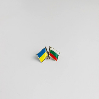 Значок Dobroznak Прапори України Болгарії 25х17 мм (6107) - Інтернет-магазин спільних покупок ToGether