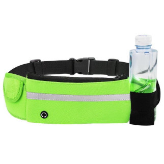 Сумка для бігу на пояс RunningBag з кишенею на пляшку Green (HbP0506202) - Інтернет-магазин спільних покупок ToGether