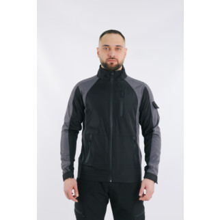 Куртка Intruder Softshell Lite "iForce" Чорна з сірим L (1589542223/2) - Інтернет-магазин спільних покупок ToGether