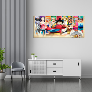 Плакат-постер з принтом Кавун One Piece Ван-Піс Luffy Луффі та команда One Piece А0 ПЛ000698 (А0) - Інтернет-магазин спільних покупок ToGether
