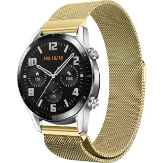 Ремінець 22 мм міланська петля BeWatch для Huawei Watch GT / GT2 / GT2 Pro Золотий (1020228.3U) - Інтернет-магазин спільних покупок ToGether