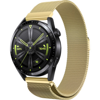 Ремінець 22 мм міланська петля BeWatch для Huawei Watch GT3 46mm Золотий (1020228.4U) - Інтернет-магазин спільних покупок ToGether