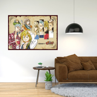 Плакат-постер з принтом Кавун Nanatsu no Taizai - Сім смертних гріхів А2 ПЛ000803(А2) - Інтернет-магазин спільних покупок ToGether