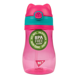 Пляшка для води YES Fusion 350 мл рожева (708173) - Інтернет-магазин спільних покупок ToGether
