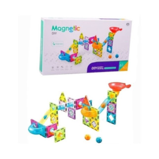 Конструктор магнітний Magnetic Diy CH1035 61 елемент з кульками Різнокольоровий - Інтернет-магазин спільних покупок ToGether