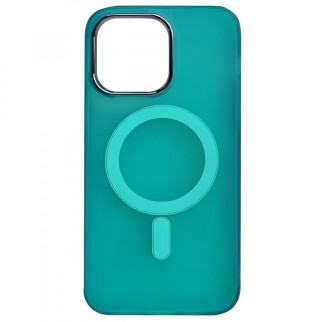 Чохол TPU+PC Lily with MagSafe для Apple iPhone 14 (6.1") Green - Інтернет-магазин спільних покупок ToGether