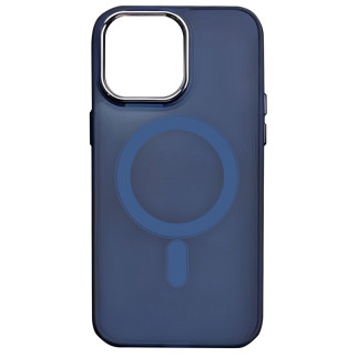 Чохол TPU+PC Lily with MagSafe для Apple iPhone 15 Pro (6.1") Deep Navy - Інтернет-магазин спільних покупок ToGether