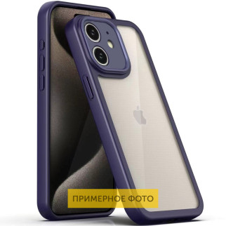 TPU чохол Transparent + Colour 1,5mm для Apple iPhone XR (6.1") Purple - Інтернет-магазин спільних покупок ToGether