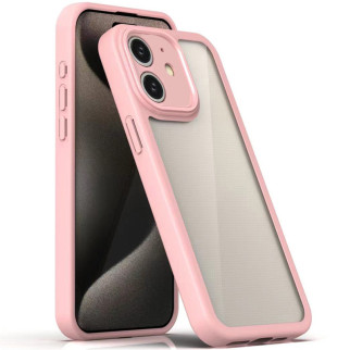 TPU чохол Transparent + Colour 1,5mm для Apple iPhone 11 (6.1") Pink - Інтернет-магазин спільних покупок ToGether