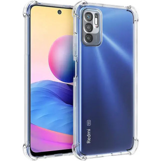 TPU чохол GETMAN Ease logo посилені кути Full Camera для Xiaomi Redmi Note 10 5G / Poco M3 Pro Безбарвний (прозорий) - Інтернет-магазин спільних покупок ToGether