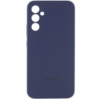 Чохол Silicone Cover Lakshmi Full Camera (AAA) with Logo для Samsung Galaxy A54 5G Темно-синій / Midnight blue - Інтернет-магазин спільних покупок ToGether
