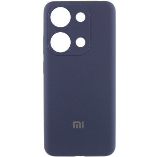 Чохол Silicone Cover Lakshmi Full Camera (AAA) with Logo для Xiaomi Redmi Note 13 Pro 4G Темно-синій / Midnight blue - Інтернет-магазин спільних покупок ToGether