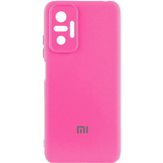 Чохол Silicone Cover Lakshmi Full Camera (AAA) with Logo для Xiaomi Redmi Note 10 Pro / 10 Pro Max Рожевий / Barbie pink - Інтернет-магазин спільних покупок ToGether