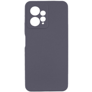 Чохол Silicone Cover Lakshmi Full Camera (AAA) with Logo для Xiaomi Redmi Note 12 4G Сірий / Dark Gray - Інтернет-магазин спільних покупок ToGether