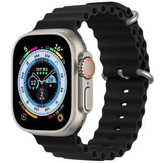 Ремінець Ocean Band для Apple Watch 38mm/40mm/41mm Чорний / Black - Інтернет-магазин спільних покупок ToGether