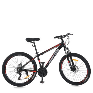 Велосипед дитячий Profi Shimano MTB-2602-2 26 дюймів чорний з червоним - Інтернет-магазин спільних покупок ToGether