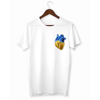 Футболка з принтом "Українське серце" Push IT XXL - Інтернет-магазин спільних покупок ToGether