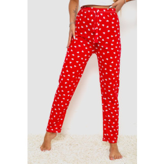 Штани жіночі домашні, колір червоний, 238R57854-1 - Інтернет-магазин спільних покупок ToGether