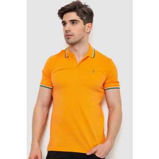 Поло чоловіче однотонне, колір помаранчевий, 214R2138 - Інтернет-магазин спільних покупок ToGether