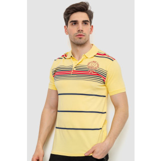 Поло чоловіче в смужку, колір жовтий, 214R141 - Інтернет-магазин спільних покупок ToGether