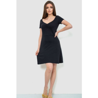 Сукня базова однотонна, колір чорний, 244R265 - Інтернет-магазин спільних покупок ToGether