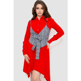 Сукня  вільного крою, колір червоний, 186R530 - Інтернет-магазин спільних покупок ToGether