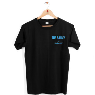 Футболка чорна із принтом "THE BALMY is UKRAINE" Push IT M - Інтернет-магазин спільних покупок ToGether