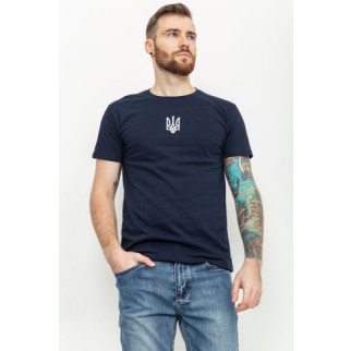 Чоловіча футболка з тризубом, колір темно-синій, 226R022 - Інтернет-магазин спільних покупок ToGether