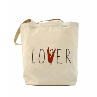 Еко-сумка, шоппер з принтом повсякденна LOVER ВОНО - Інтернет-магазин спільних покупок ToGether