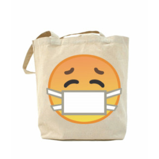 Еко-сумка, шоппер з принтом повсякденна Не хворіємо , носимо маски - Інтернет-магазин спільних покупок ToGether