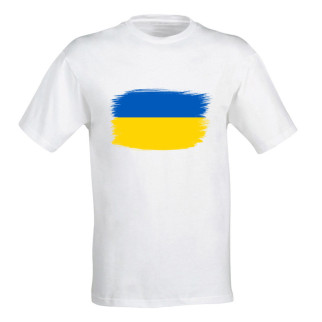 Футболка Push IT з принтом "Прапор України" XL, Білий - Інтернет-магазин спільних покупок ToGether