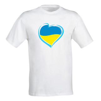 Футболка з принтом "Україна у серці" Push IT - Інтернет-магазин спільних покупок ToGether