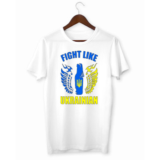 Футболка з принтом "Fight like Ukraine" Push IT L - Інтернет-магазин спільних покупок ToGether