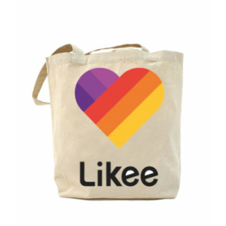 Еко-сумка, шоппер з принтом повсякденна Likee logo - Інтернет-магазин спільних покупок ToGether