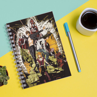 Скетчбук (Sketchbook) блокнот для малювання з принтом "Death Note - Зошит смерті 3" - Інтернет-магазин спільних покупок ToGether