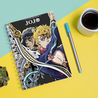 Скетчбук Sketchbook (блокнот) для малювання з принтом oJo's Bizarre Adventure - Неймовірні пригоди ДжоДжо 5 - Інтернет-магазин спільних покупок ToGether
