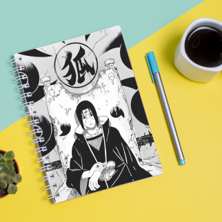 Скетчбук Sketchbook (блокнот) для малювання з принтом Naruto Наруто Ітачі Манга - Інтернет-магазин спільних покупок ToGether