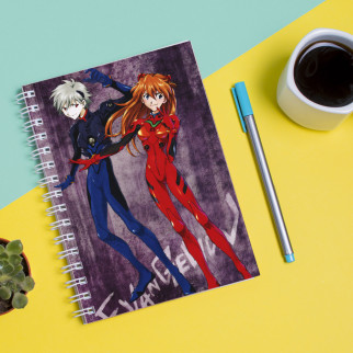 Скетчбук Sketchbook (блокнот) для малювання з принтом Neon Genesis Evangelion Євангеліон нового покоління 6 - Інтернет-магазин спільних покупок ToGether