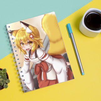 Скетчбук Sketchbook (блокнот) для малювання з принтом Sewayaki Kitsune no Senko-san-Дбайлива 800-річна дружина! - Інтернет-магазин спільних покупок ToGether